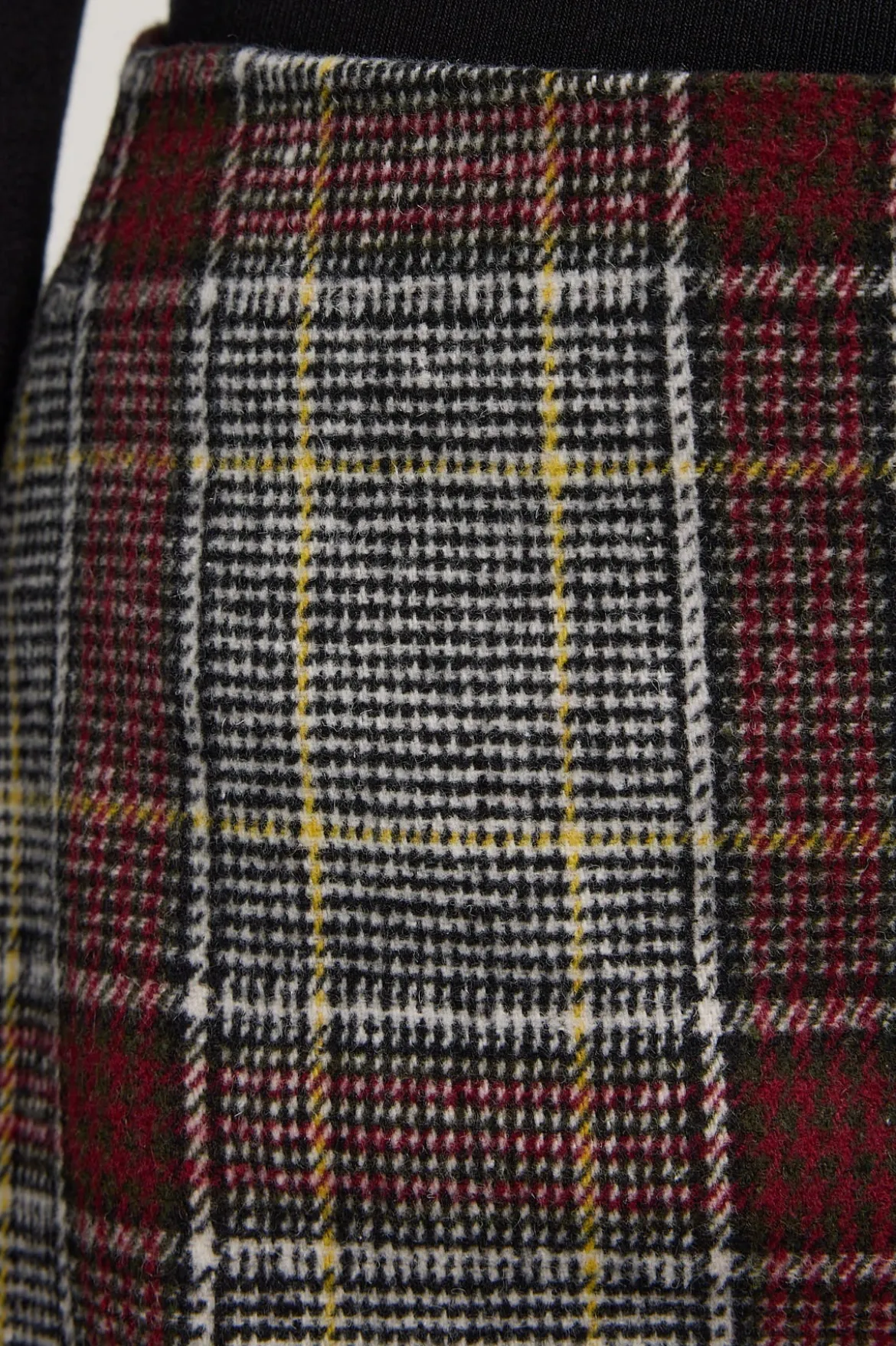 Sangiovese Check Plaid Mini Skirt Plaid Print