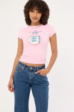Sardinas Baby Tee Pink