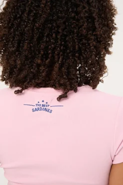 Sardinas Baby Tee Pink