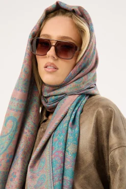 Sasha Shawl Turquoise