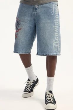 Savage Nexa Baggy Jort Faded Blue