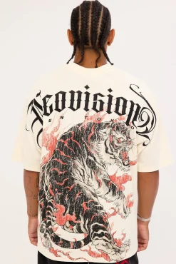 Savage Oversize Super Heavy Tee Cloud White