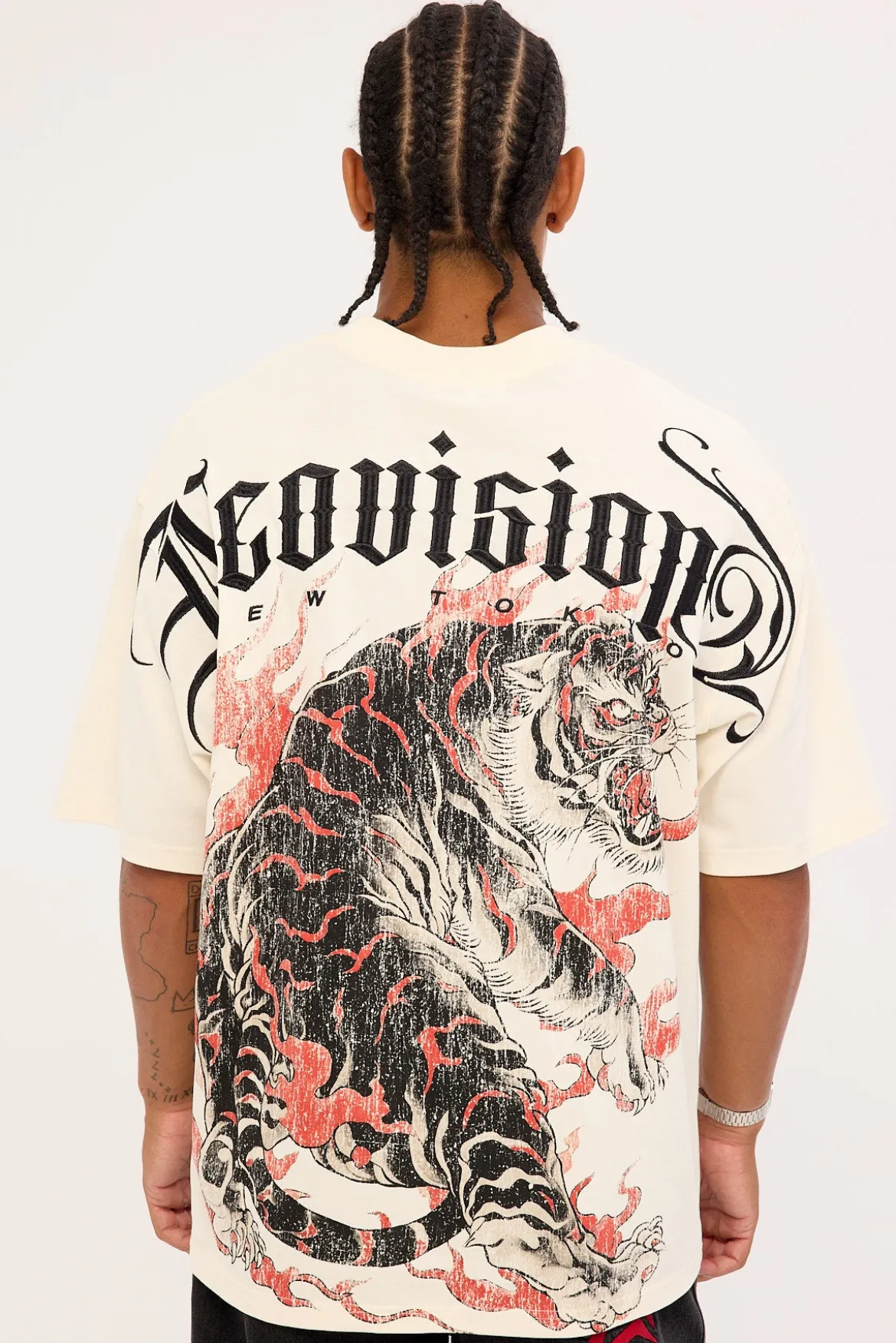 Savage Oversize Super Heavy Tee Cloud White