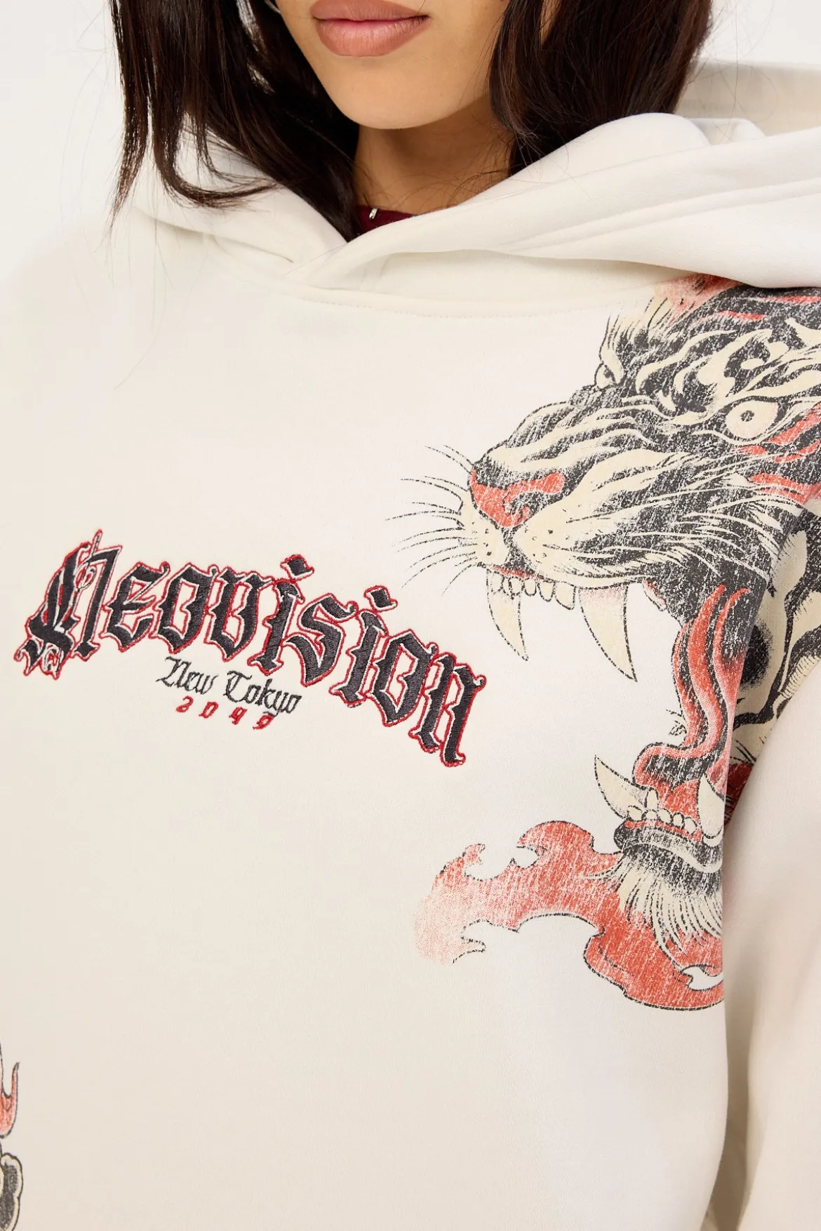 Savage Relaxed Hoodie Off White