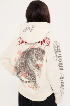 Savage Relaxed Hoodie Off White