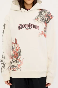 Savage Relaxed Hoodie Off White