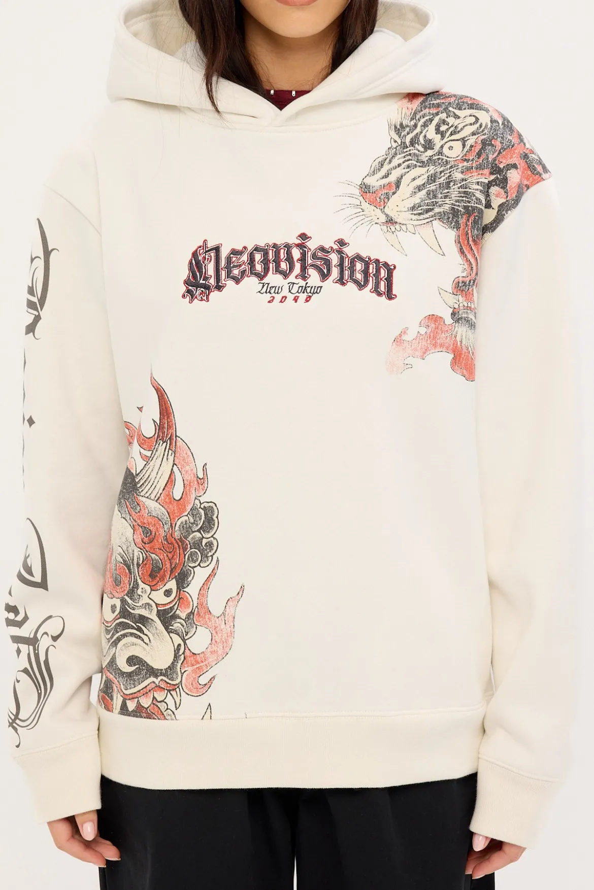 Savage Relaxed Hoodie Off White