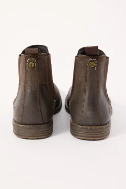Saxon Brown Oil Suede