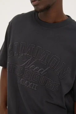 Scholar Boxy Heavyweight Tee Night Black