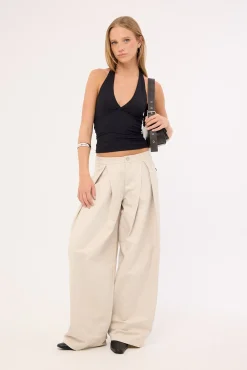 Scorched Wide Leg Pant Sand