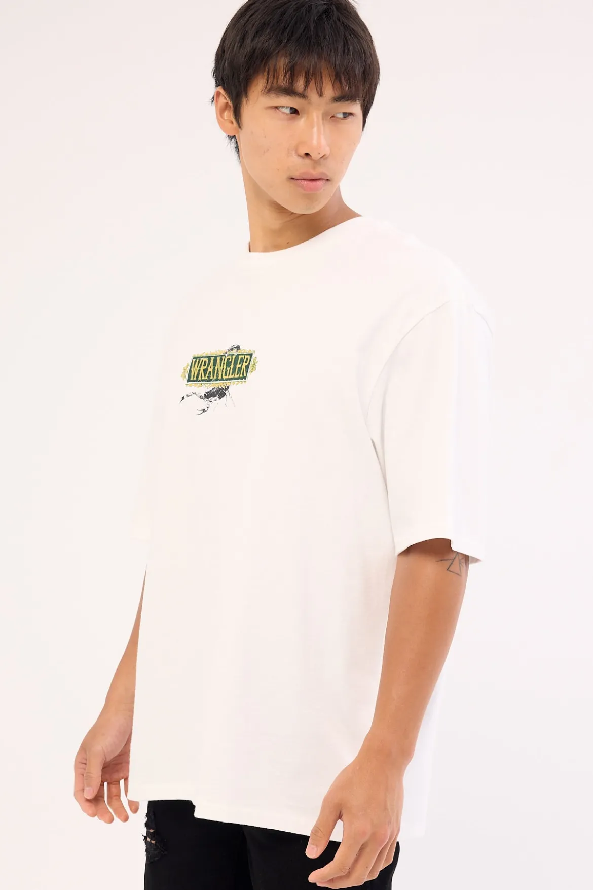 Scorpio Slacker Tee White
