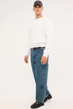 Scratch Big Dawg Baggy Jean Dirty Mid Blue