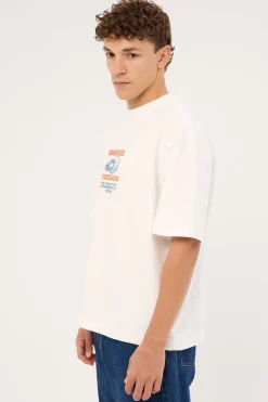 Scratch Boxcar Tee White