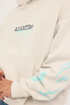 Scrawl Urban Hoodie Grey Fog
