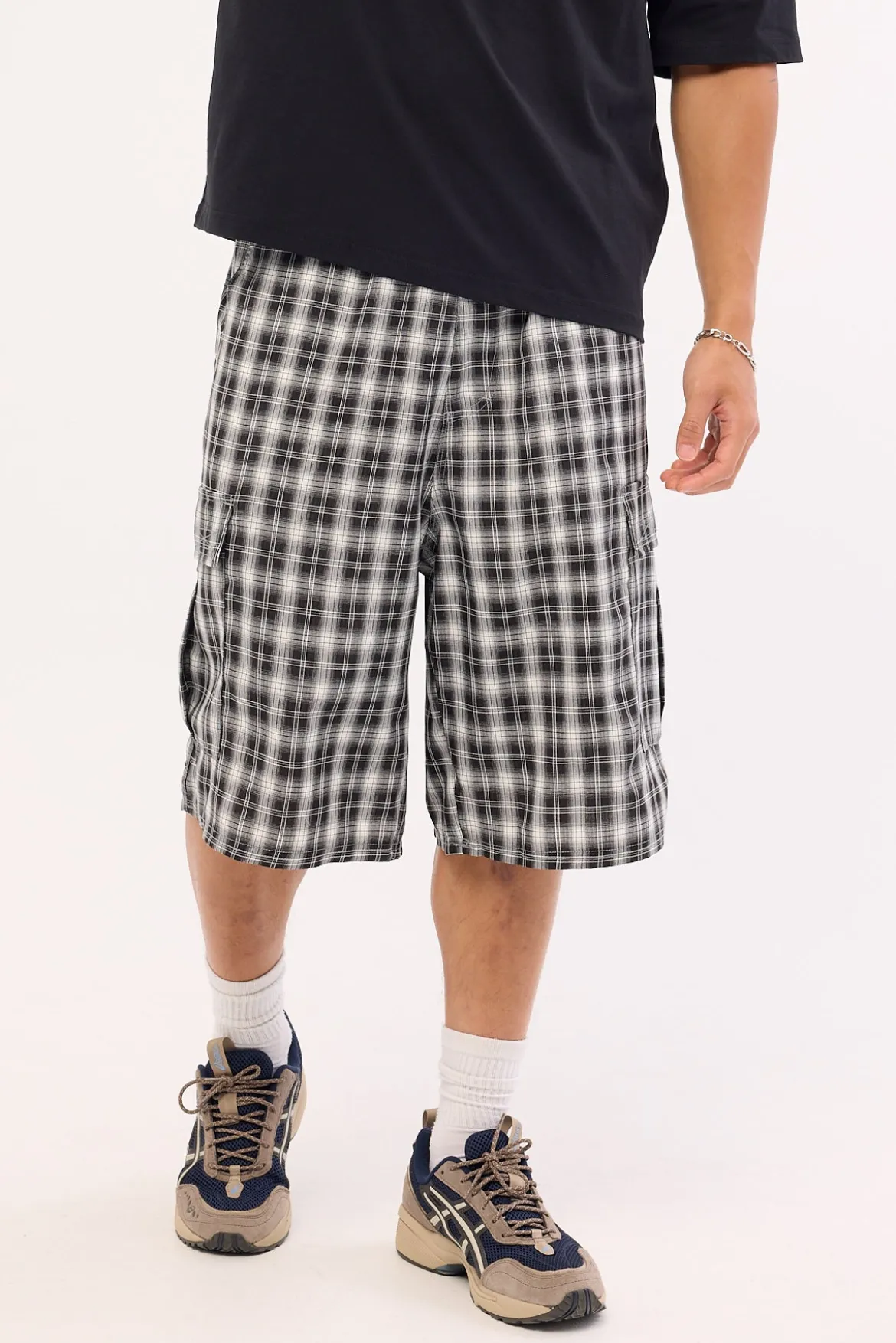 Screwdriva Elastic Cargo Short Black