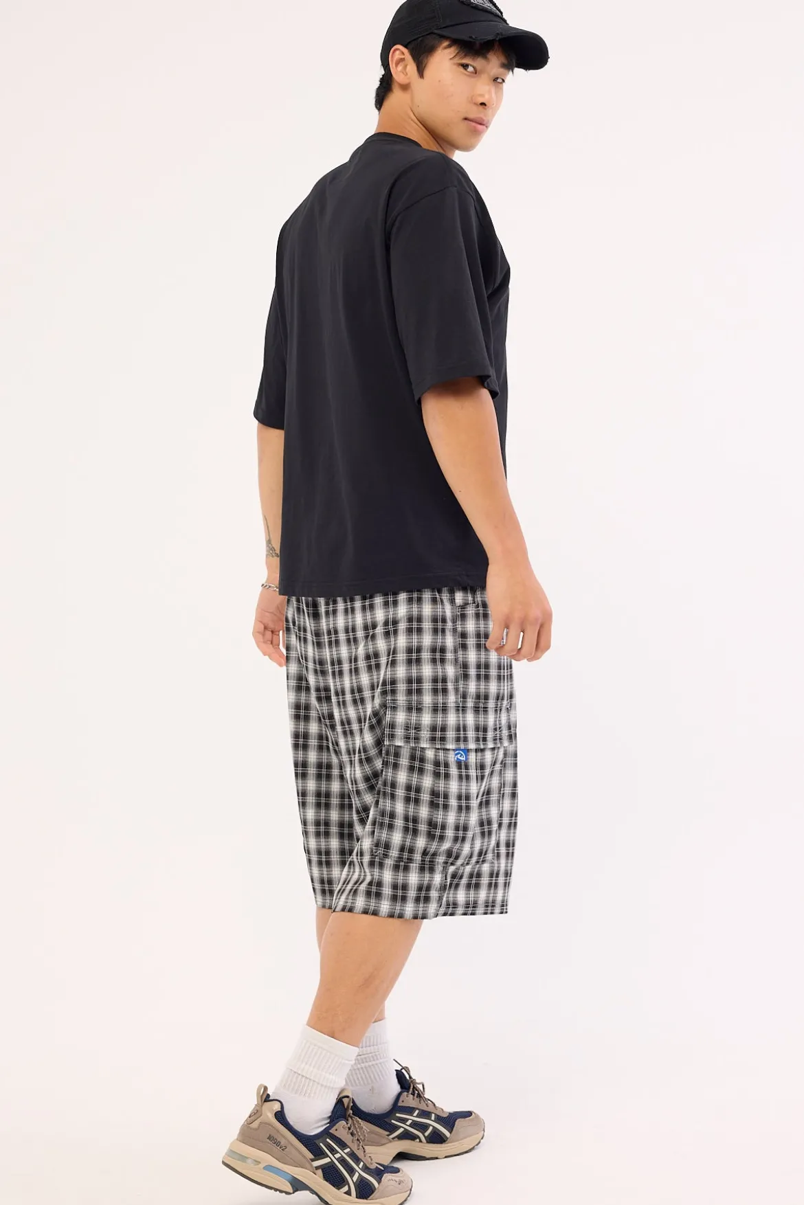 Screwdriva Elastic Cargo Short Black