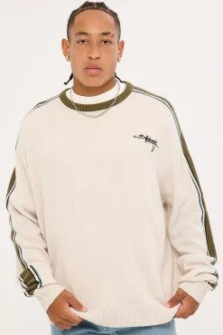 Script Sweater Silver
