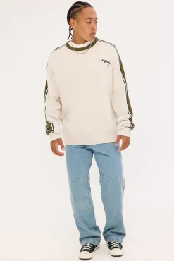 Script Sweater Silver