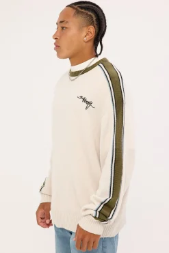 Script Sweater Silver