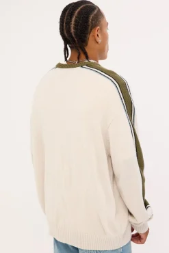 Script Sweater Silver