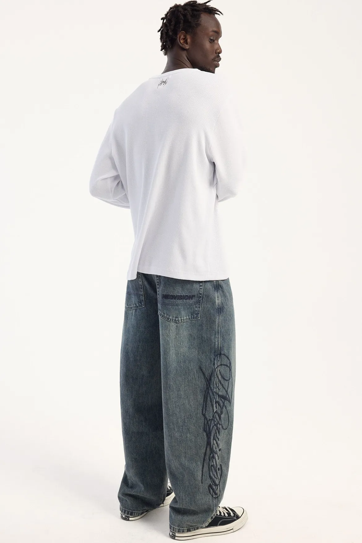 Scripture Titan Baggy Jean Ruins Blue