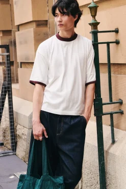 Sculpt Heavyweight Cropped Tee Off White