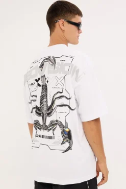 Scythe Oversize Super Heavy Tee White