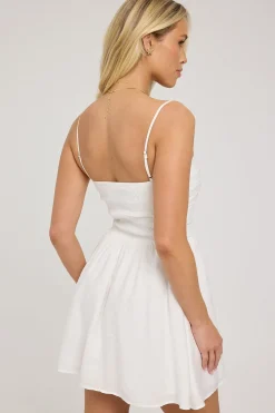 Sea Breeze Mini Dress White