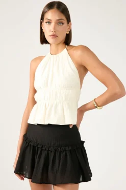 Sea Breeze Mini Skirt Black