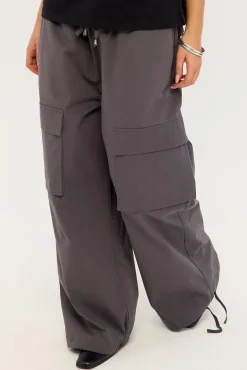 Sector Wide Leg Cargo Pant Charcoal