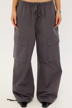 Sector Wide Leg Cargo Pant Charcoal