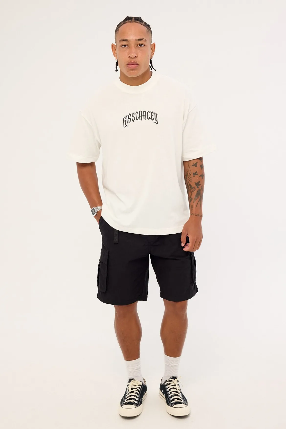 Seek Heaven Street Tee Natural White