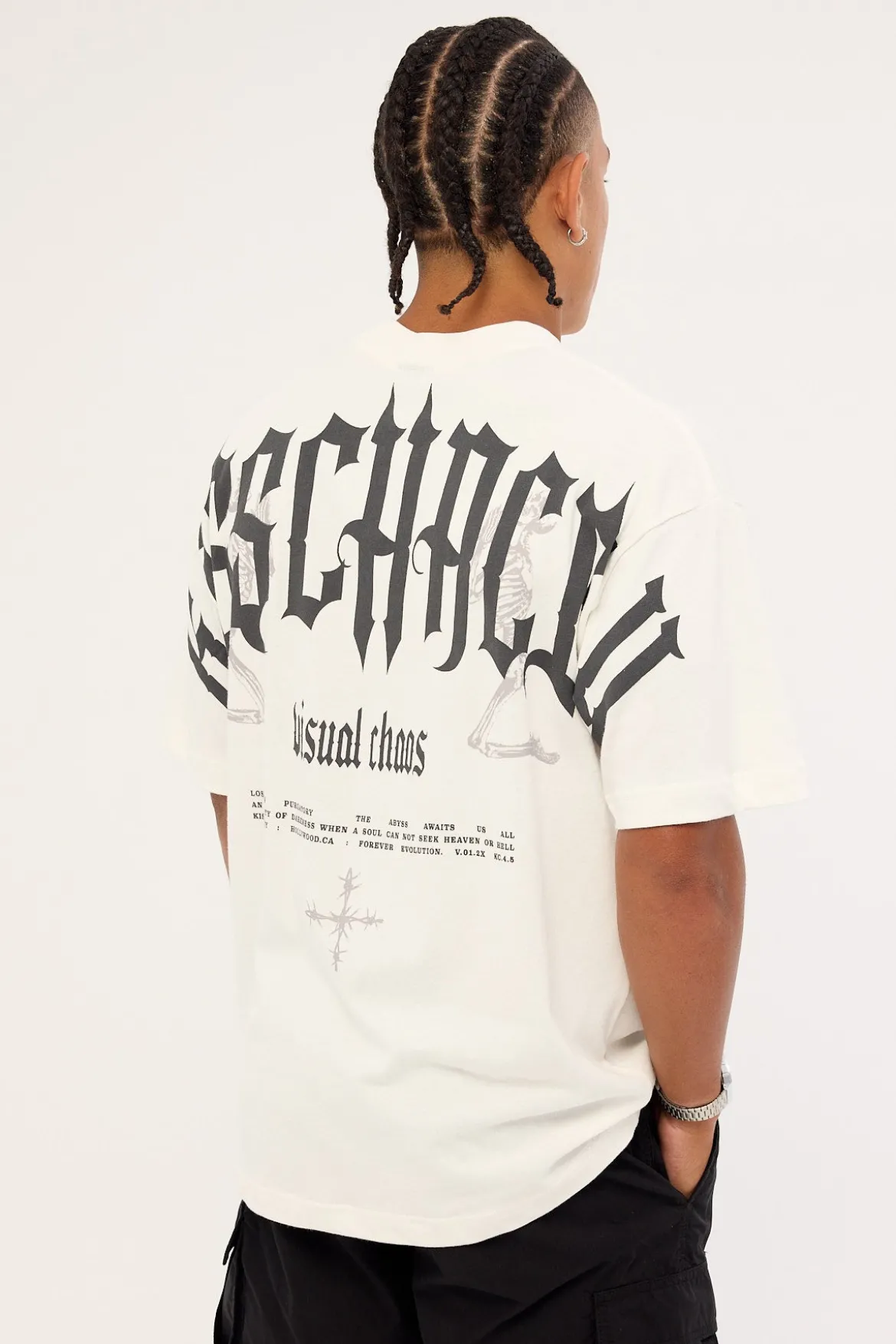 Seek Heaven Street Tee Natural White