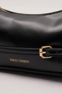 Selene Mini Buckle Handbag Black