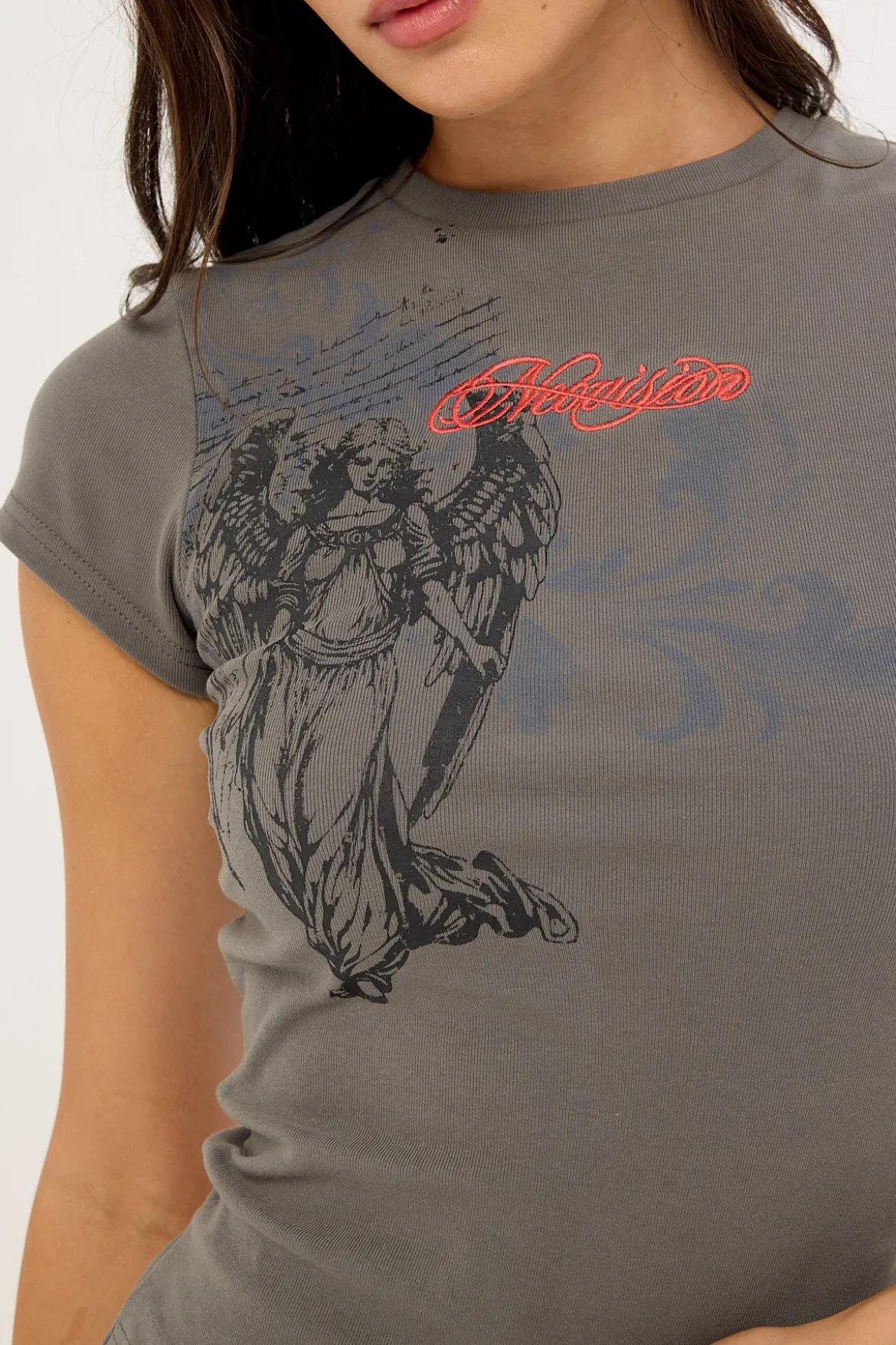Seraph Baby Tee Washed Black