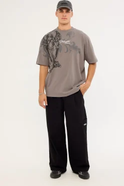 Seraph Oversize Super Heavy Tee Smoke Grey