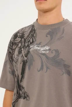 Seraph Oversize Super Heavy Tee Smoke Grey