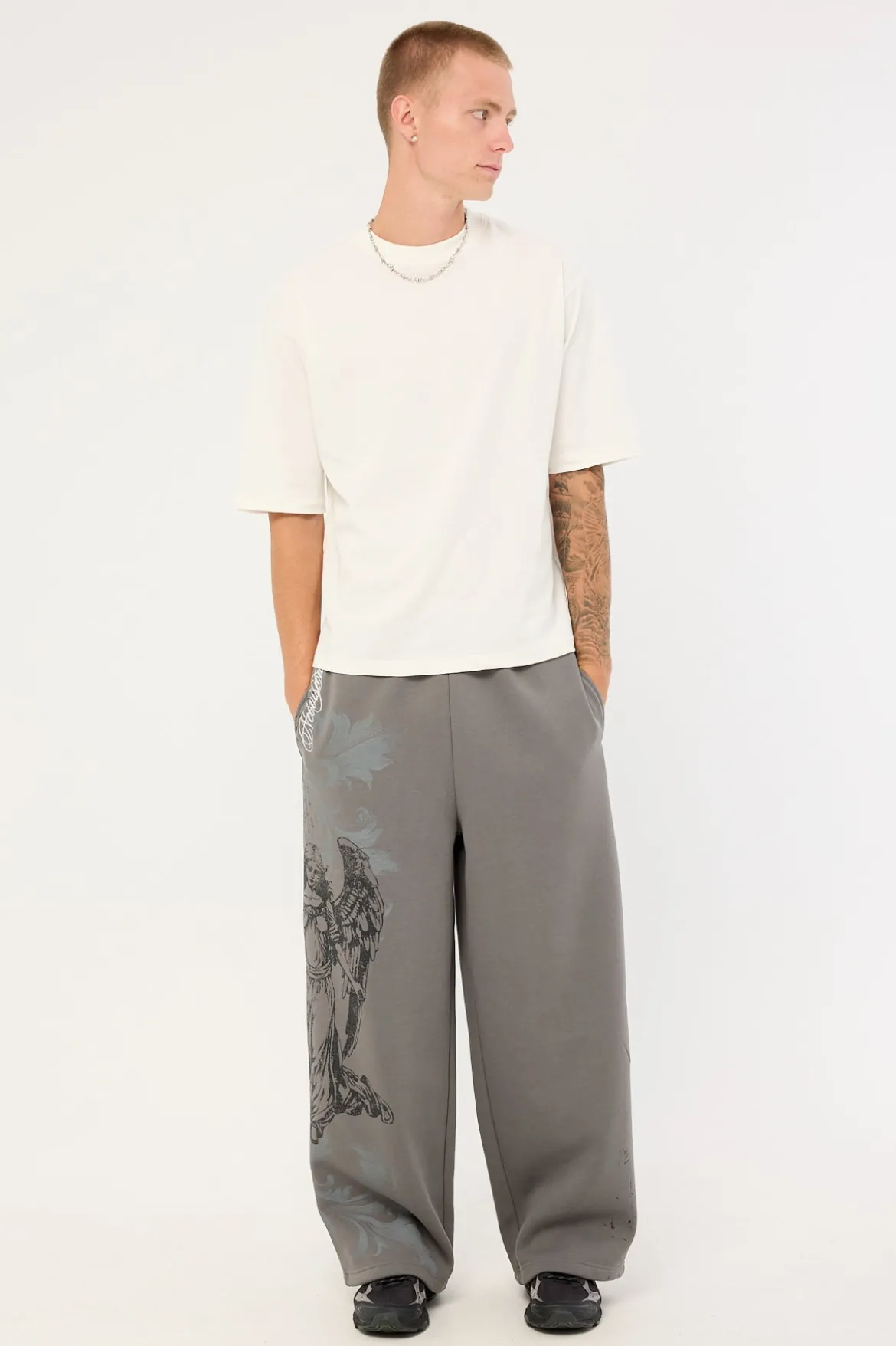 Seraph Super Baggy Sweatpant Smoke Grey