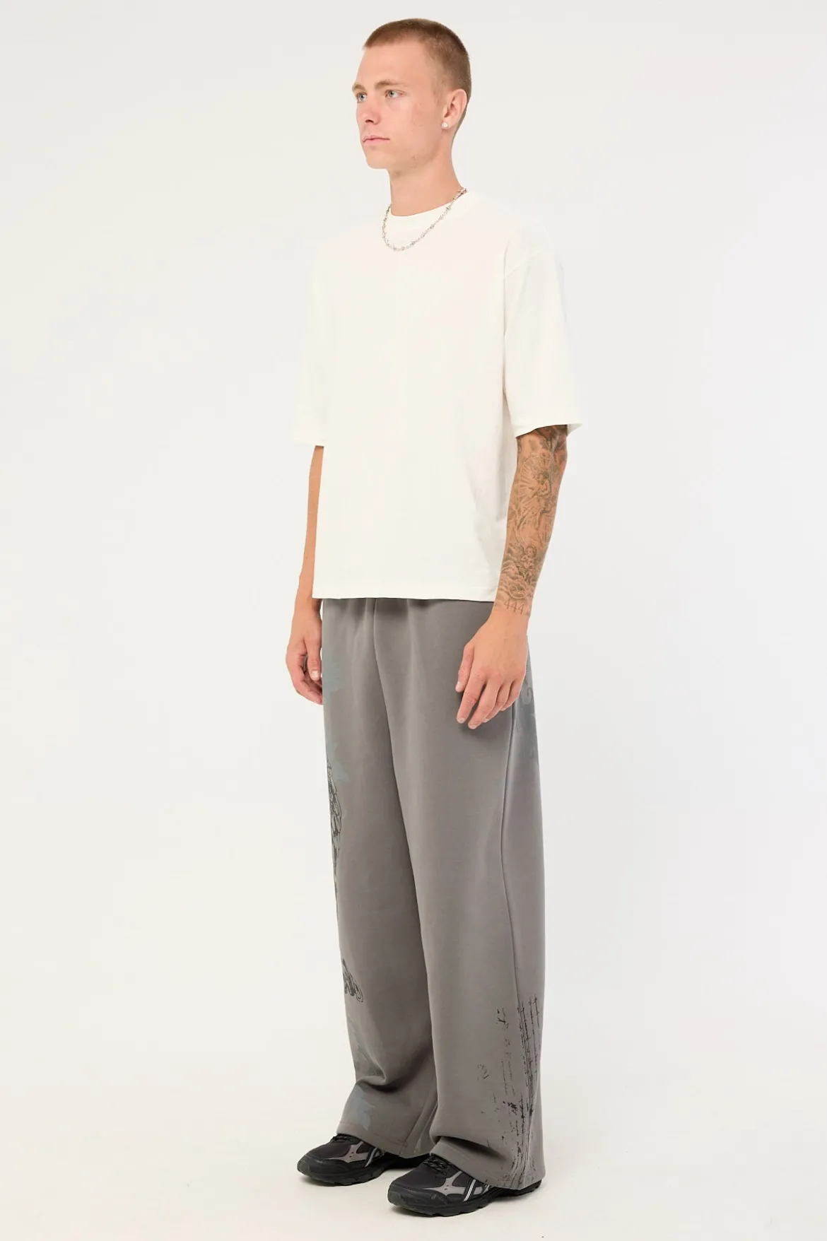 Seraph Super Baggy Sweatpant Smoke Grey