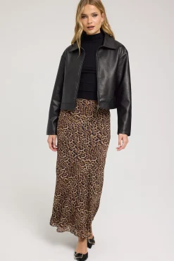 Serengeti Leopard Maxi Skirt Leopard
