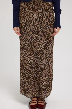 Serengeti Leopard Maxi Skirt Leopard