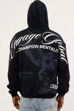 Set The Standard Hoodie Black