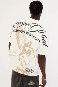 Set The Standard Oversized Tee Off White