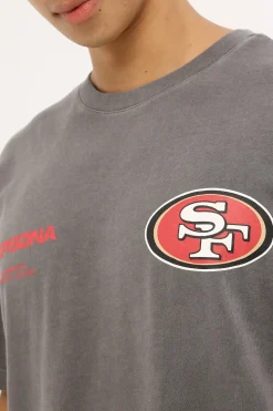SF 49ers Driven Tee Pigment Charcoal
