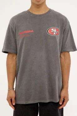 SF 49ers Driven Tee Pigment Charcoal