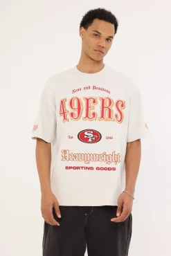SF-49ers Coach Tee Glacier Grey