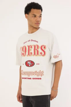 SF-49ers Coach Tee Glacier Grey