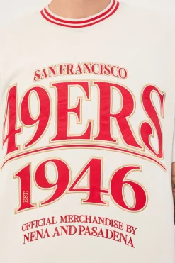SF-49ers Game Raptor Tee Off White