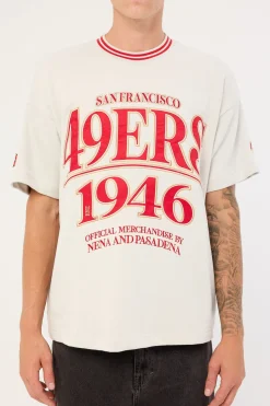 SF-49ers Game Raptor Tee Off White