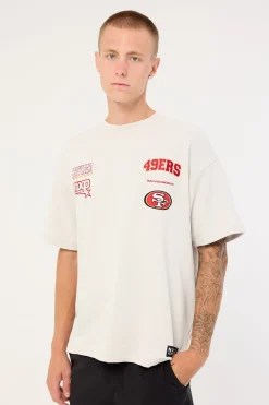 SF-49ers Surround Tee Glacier Grey